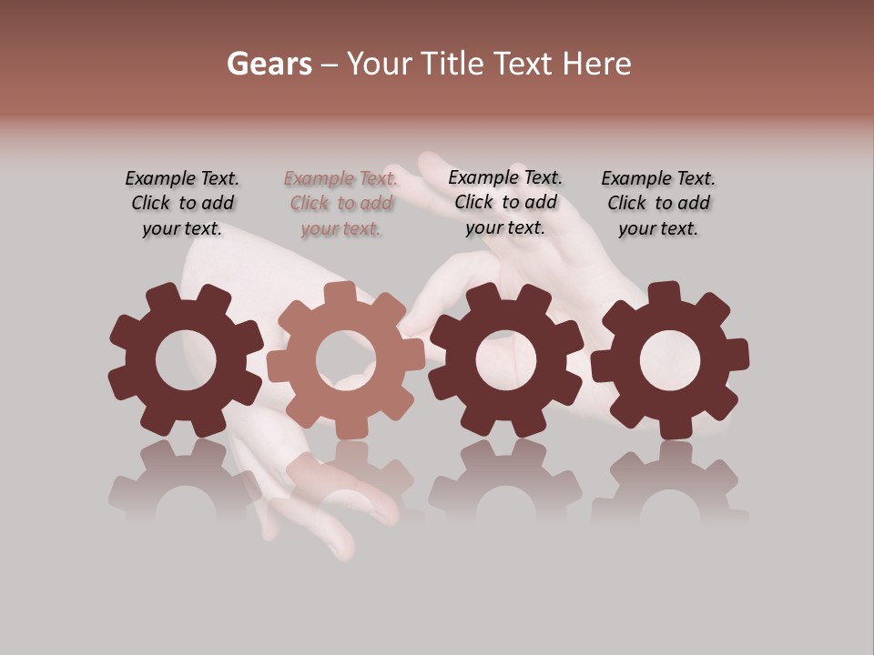 The Interpreting Sign In Sign Language On A Black Background PowerPoint Template