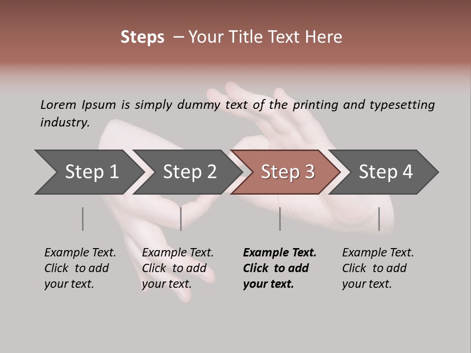 The Interpreting Sign In Sign Language On A Black Background PowerPoint Template