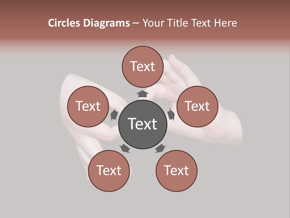 The Interpreting Sign In Sign Language On A Black Background PowerPoint Template