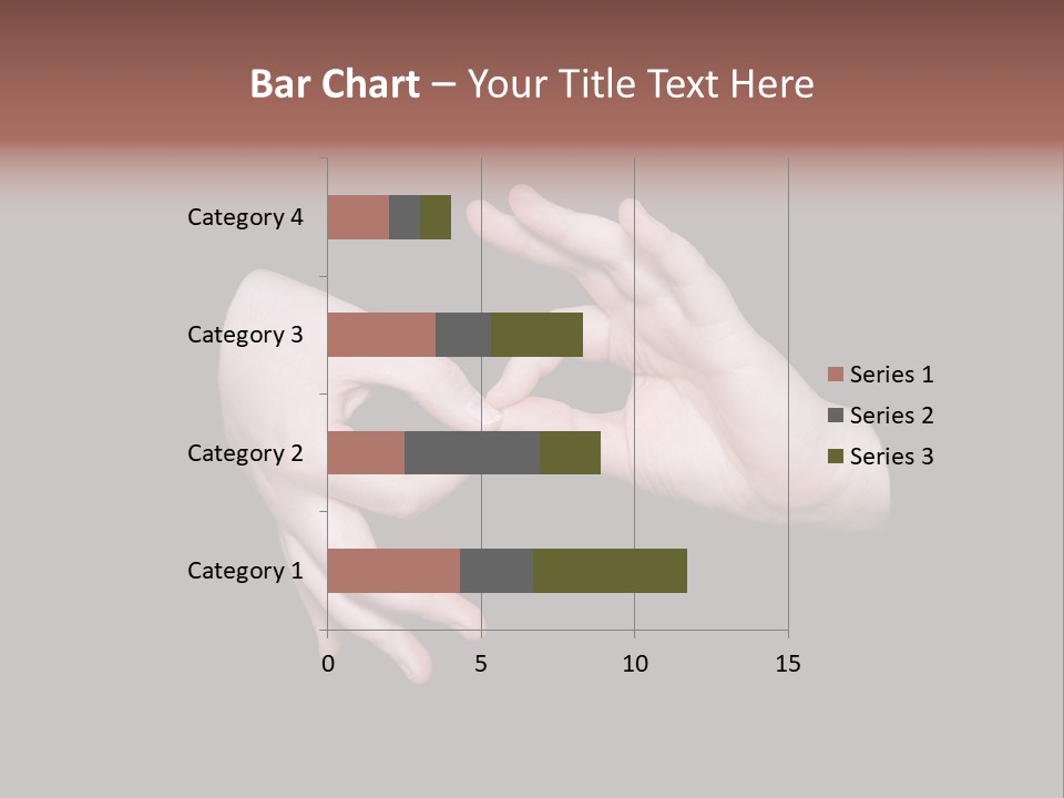 The Interpreting Sign In Sign Language On A Black Background PowerPoint Template