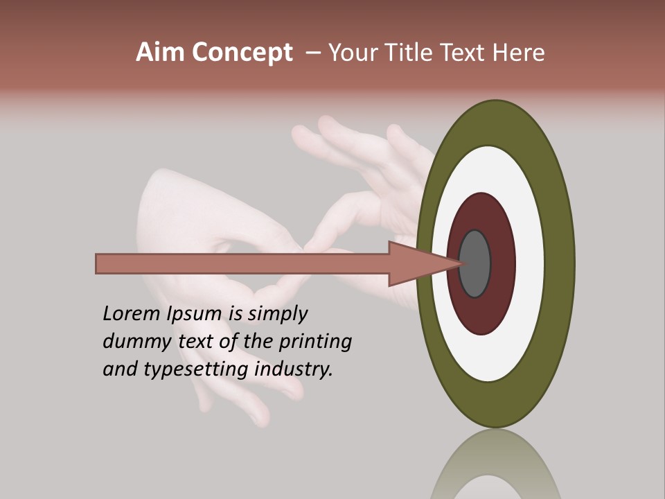 The Interpreting Sign In Sign Language On A Black Background PowerPoint Template