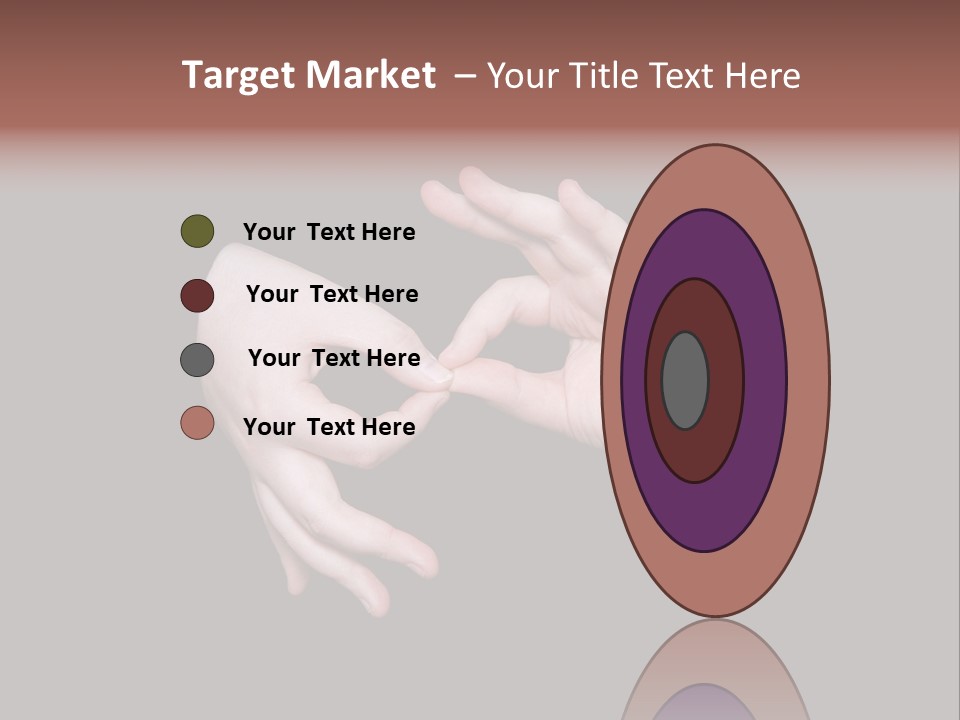 The Interpreting Sign In Sign Language On A Black Background PowerPoint Template