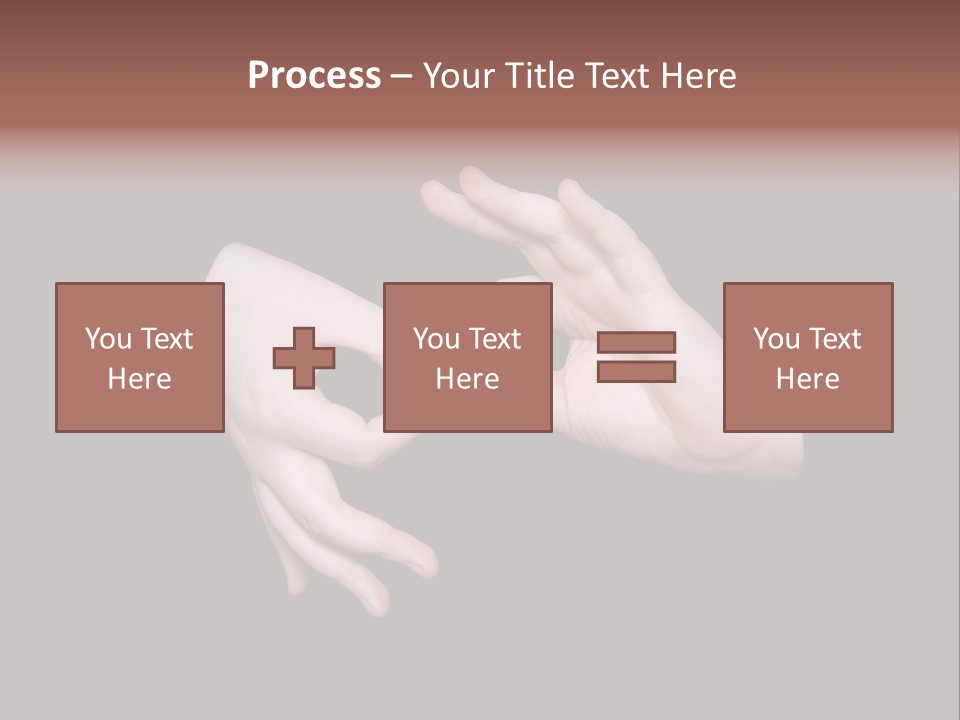 The Interpreting Sign In Sign Language On A Black Background PowerPoint Template