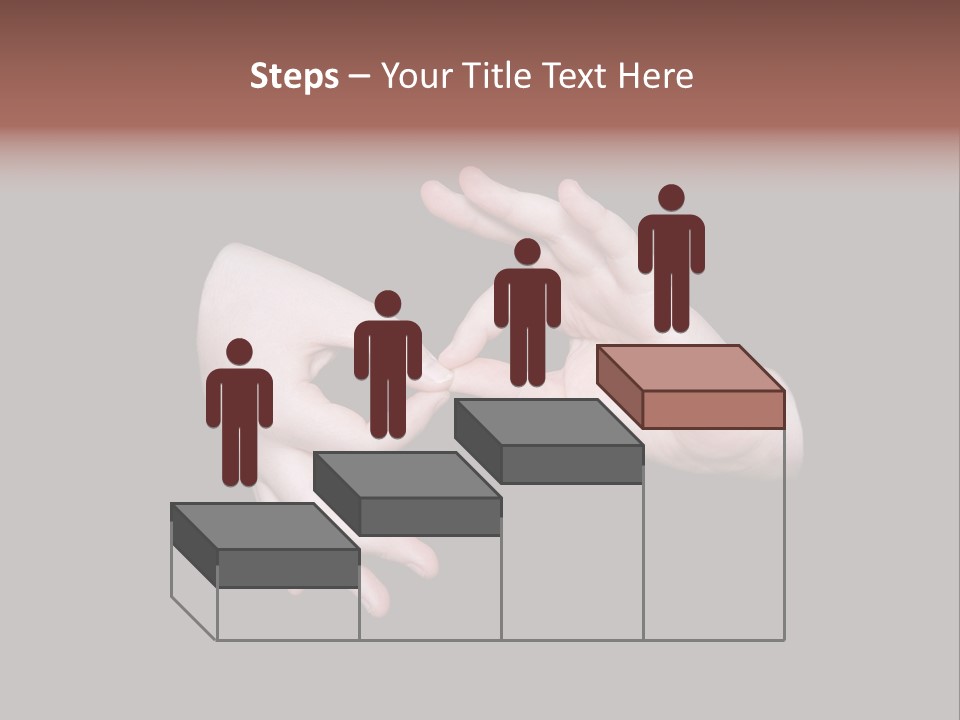 The Interpreting Sign In Sign Language On A Black Background PowerPoint Template