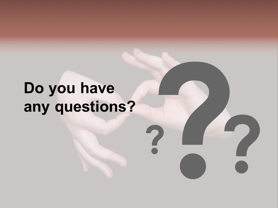 The Interpreting Sign In Sign Language On A Black Background PowerPoint Template