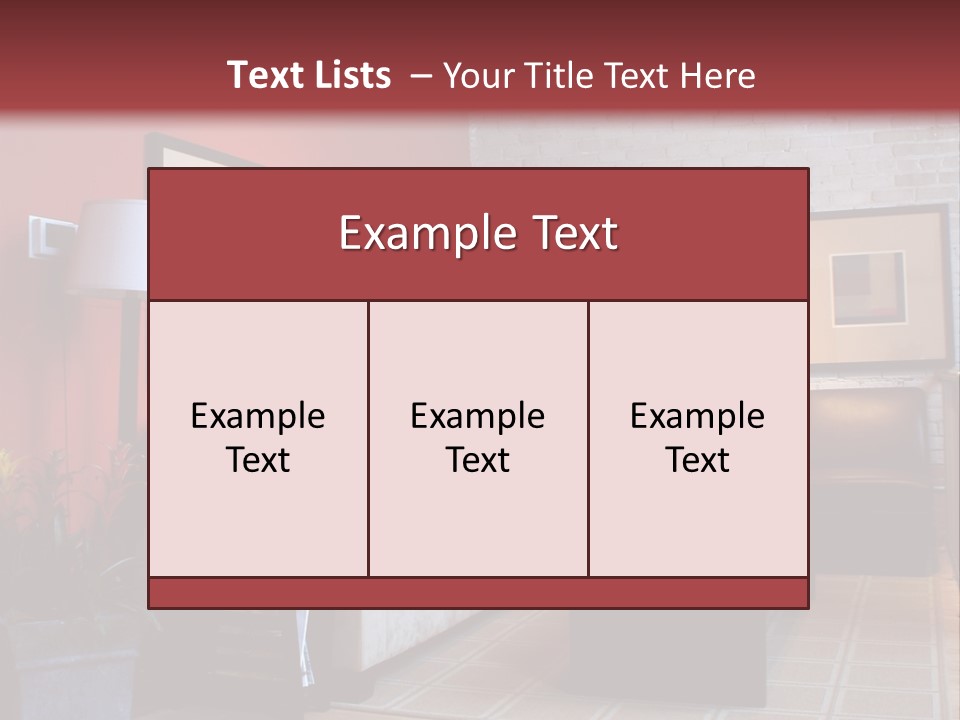 Contemporary Loft PowerPoint Template