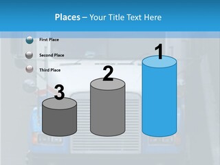 Semi Tractor Trailer Truck PowerPoint Template