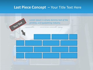 Semi Tractor Trailer Truck PowerPoint Template