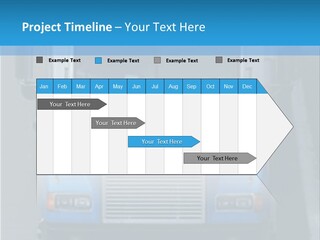 Semi Tractor Trailer Truck PowerPoint Template
