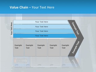 Semi Tractor Trailer Truck PowerPoint Template