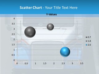 Semi Tractor Trailer Truck PowerPoint Template