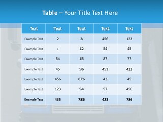 Semi Tractor Trailer Truck PowerPoint Template