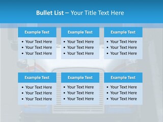 Semi Tractor Trailer Truck PowerPoint Template