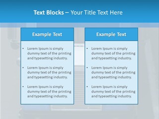 Semi Tractor Trailer Truck PowerPoint Template