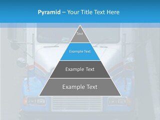 Semi Tractor Trailer Truck PowerPoint Template
