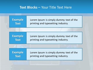 Semi Tractor Trailer Truck PowerPoint Template