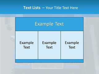 Semi Tractor Trailer Truck PowerPoint Template