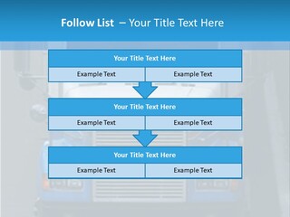 Semi Tractor Trailer Truck PowerPoint Template