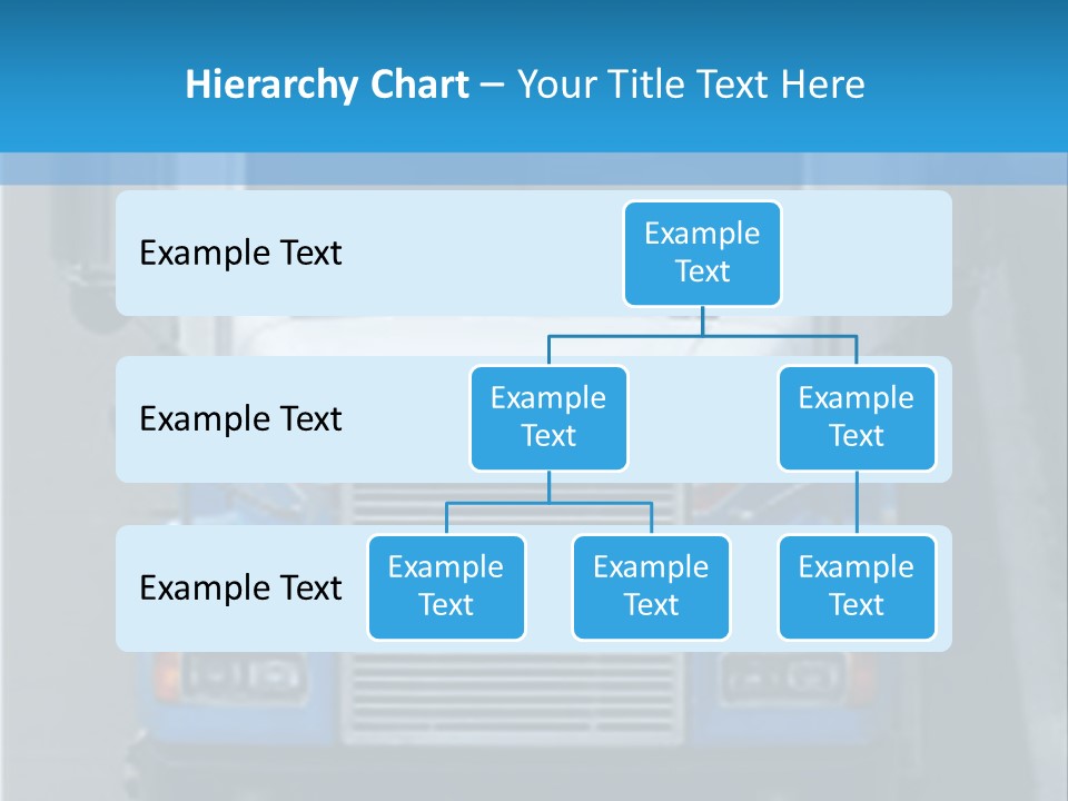 Semi Tractor Trailer Truck PowerPoint Template