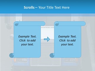 Semi Tractor Trailer Truck PowerPoint Template
