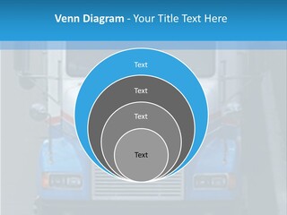 Semi Tractor Trailer Truck PowerPoint Template