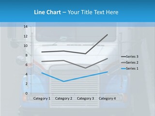 Semi Tractor Trailer Truck PowerPoint Template