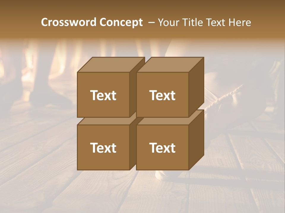 Elegant Feet Of Ballet-Dancer PowerPoint Template