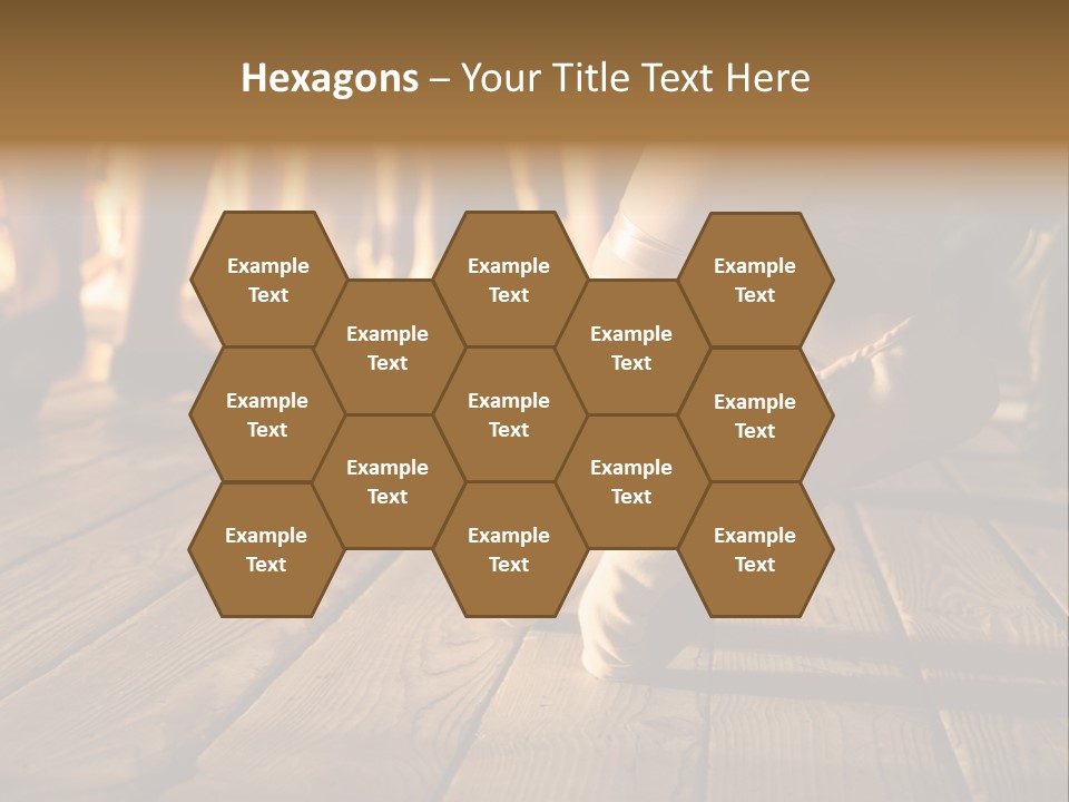 Elegant Feet Of Ballet-Dancer PowerPoint Template