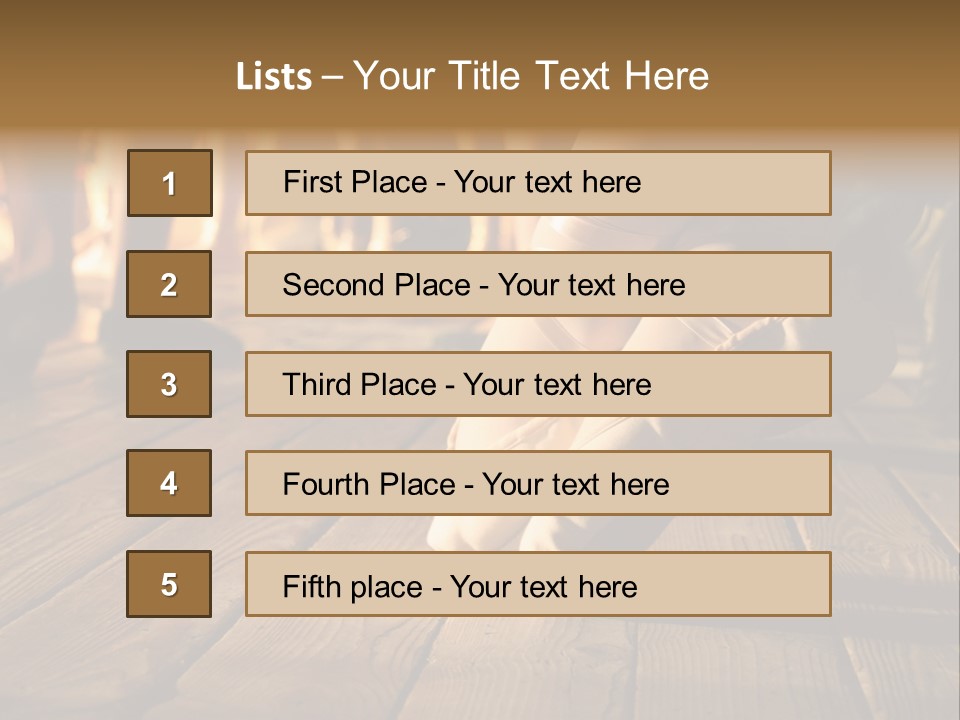 Elegant Feet Of Ballet-Dancer PowerPoint Template