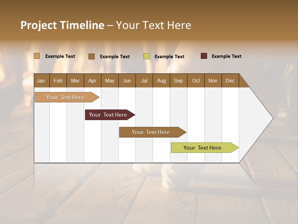 Elegant Feet Of Ballet-Dancer PowerPoint Template