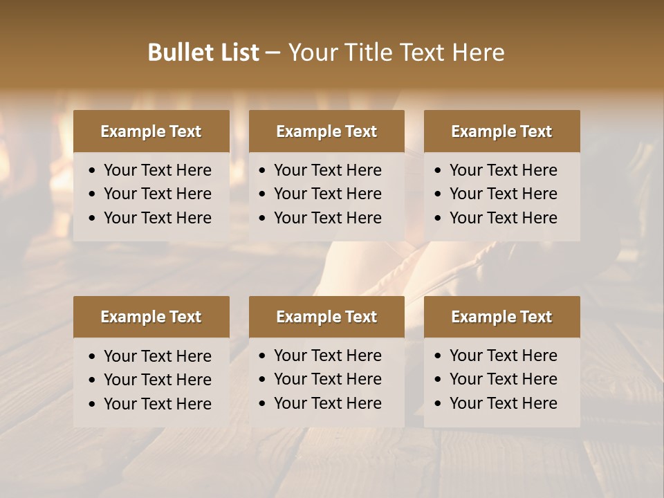 Elegant Feet Of Ballet-Dancer PowerPoint Template