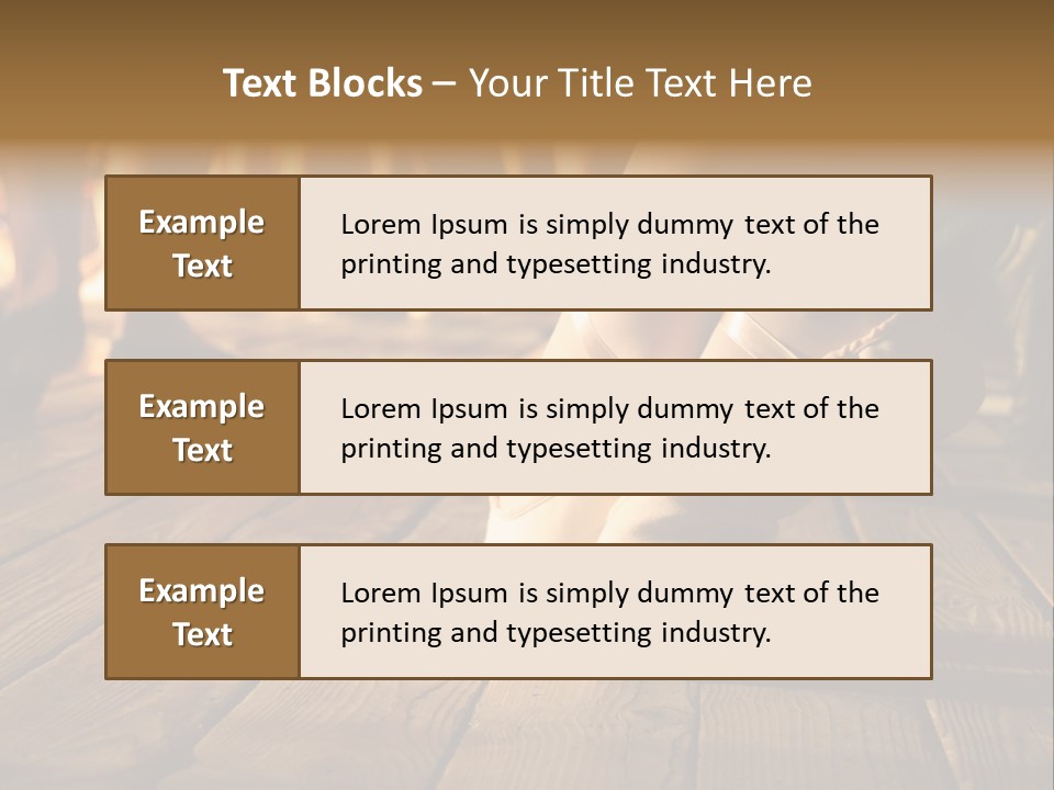 Elegant Feet Of Ballet-Dancer PowerPoint Template
