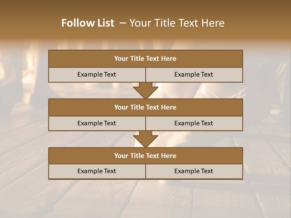 Elegant Feet Of Ballet-Dancer PowerPoint Template
