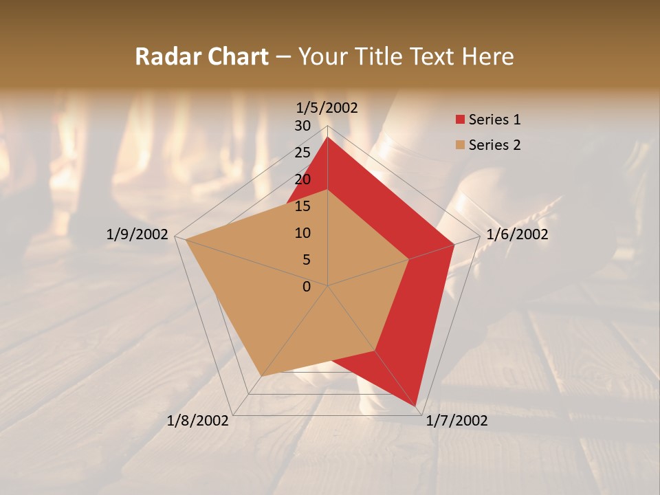 Elegant Feet Of Ballet-Dancer PowerPoint Template