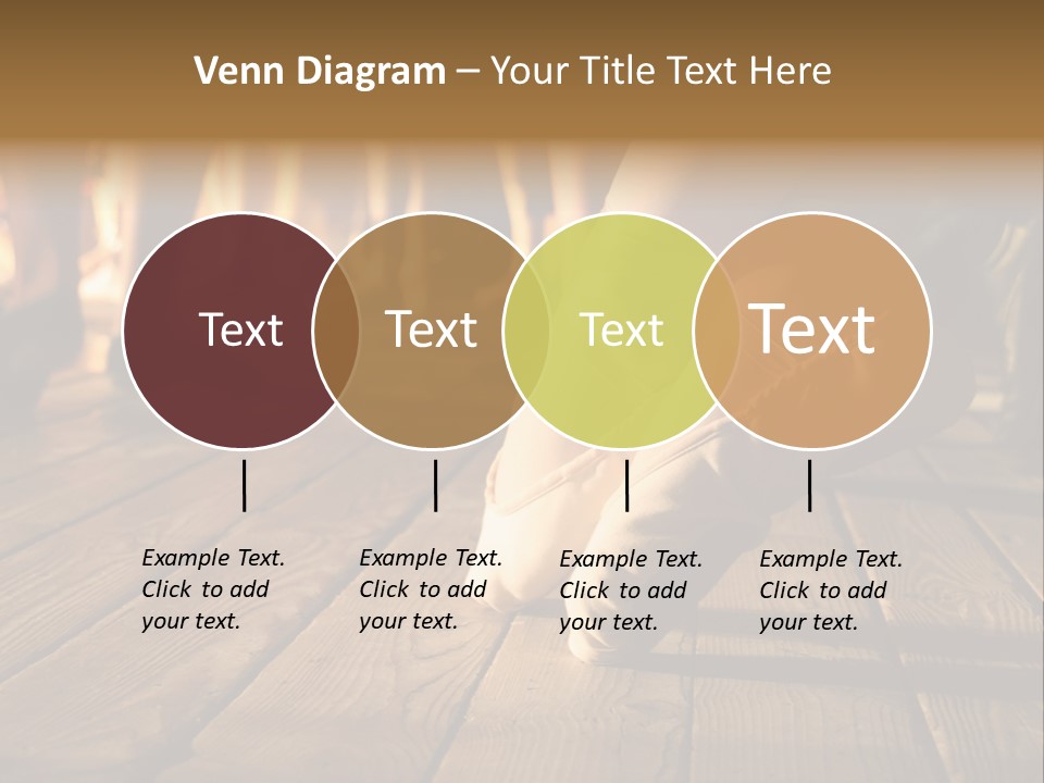 Elegant Feet Of Ballet-Dancer PowerPoint Template