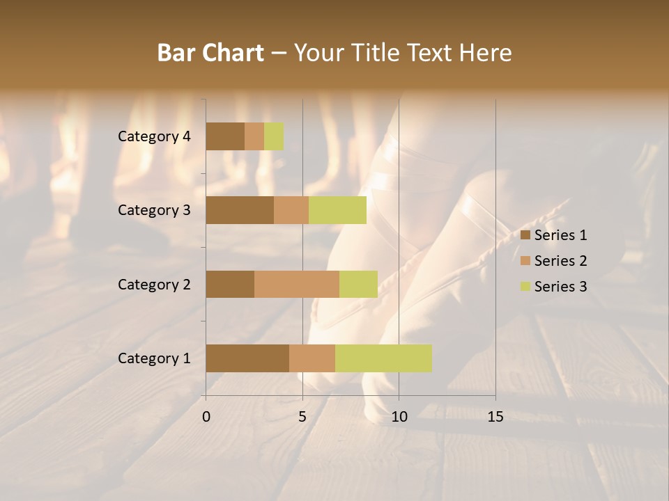 Elegant Feet Of Ballet-Dancer PowerPoint Template
