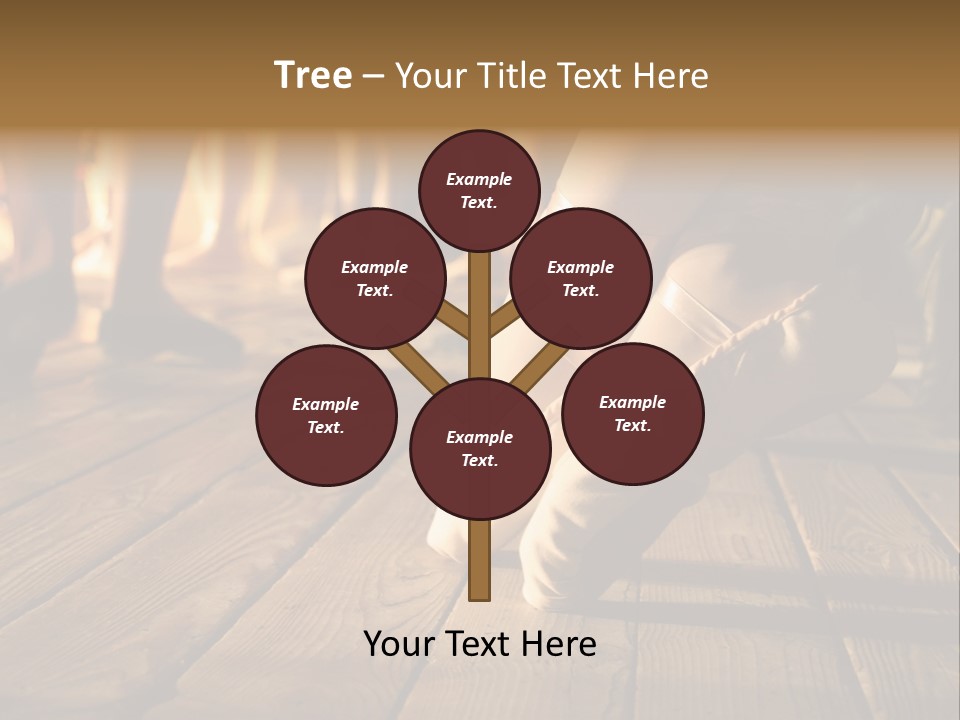 Elegant Feet Of Ballet-Dancer PowerPoint Template