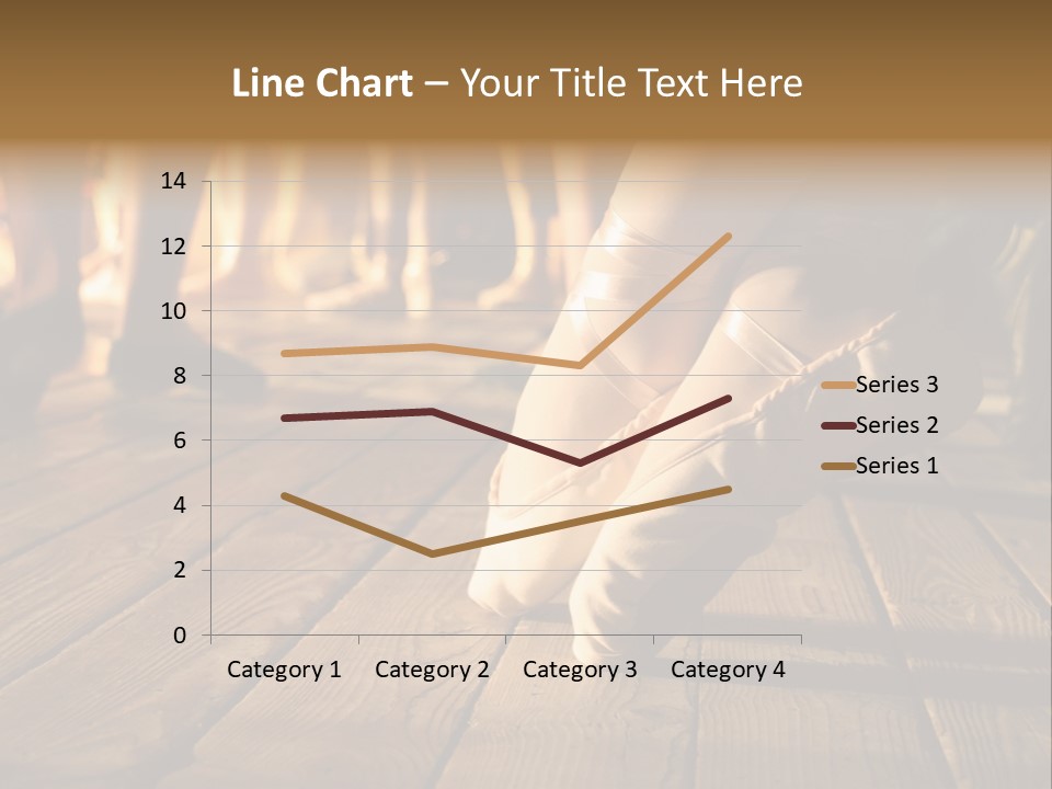 Elegant Feet Of Ballet-Dancer PowerPoint Template