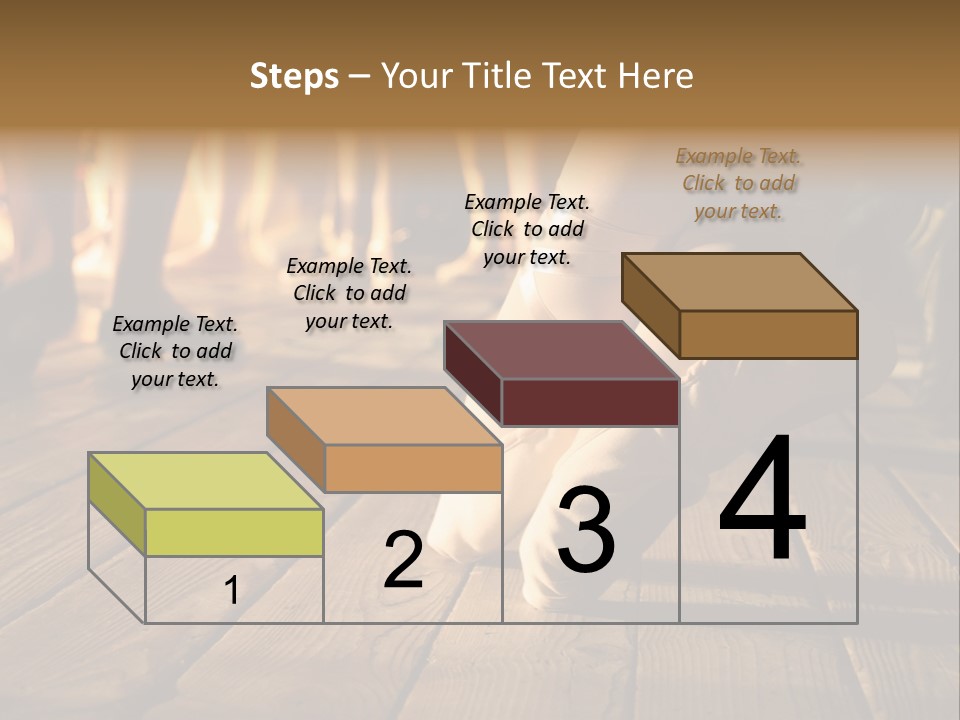 Elegant Feet Of Ballet-Dancer PowerPoint Template