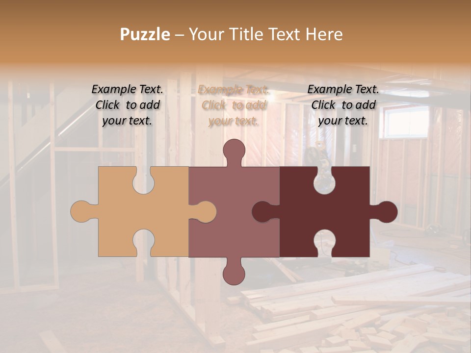 Basement Renovation PowerPoint Template