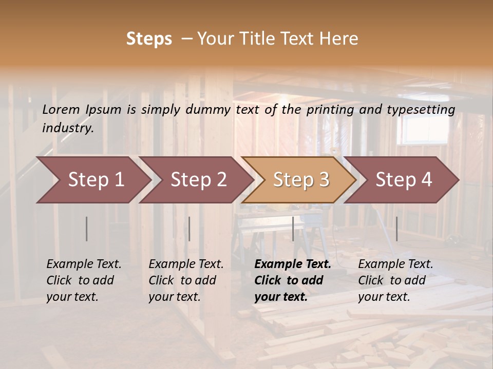 Basement Renovation PowerPoint Template