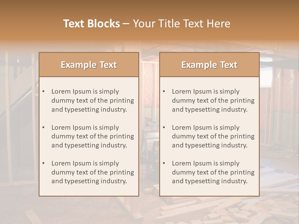 Basement Renovation PowerPoint Template