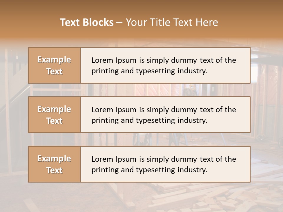 Basement Renovation PowerPoint Template