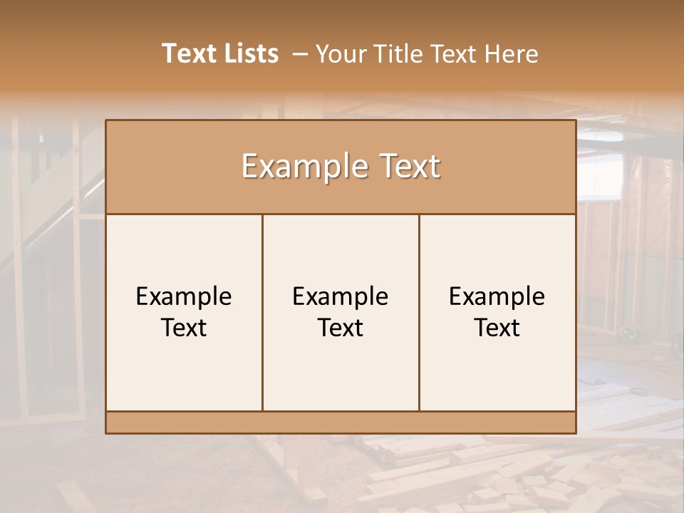 Basement Renovation PowerPoint Template