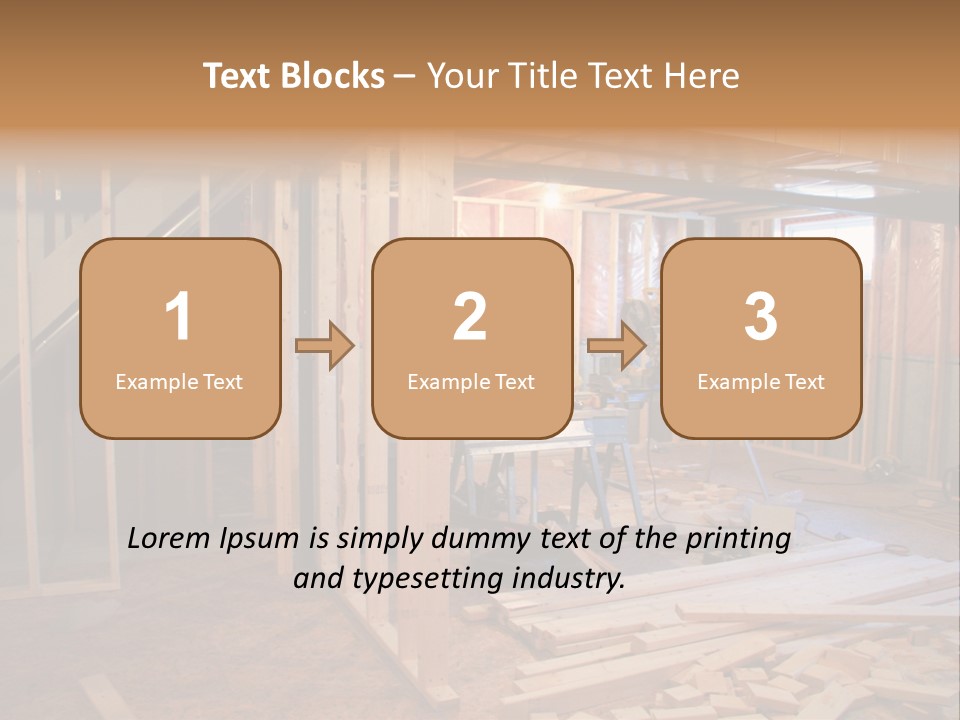 Basement Renovation PowerPoint Template