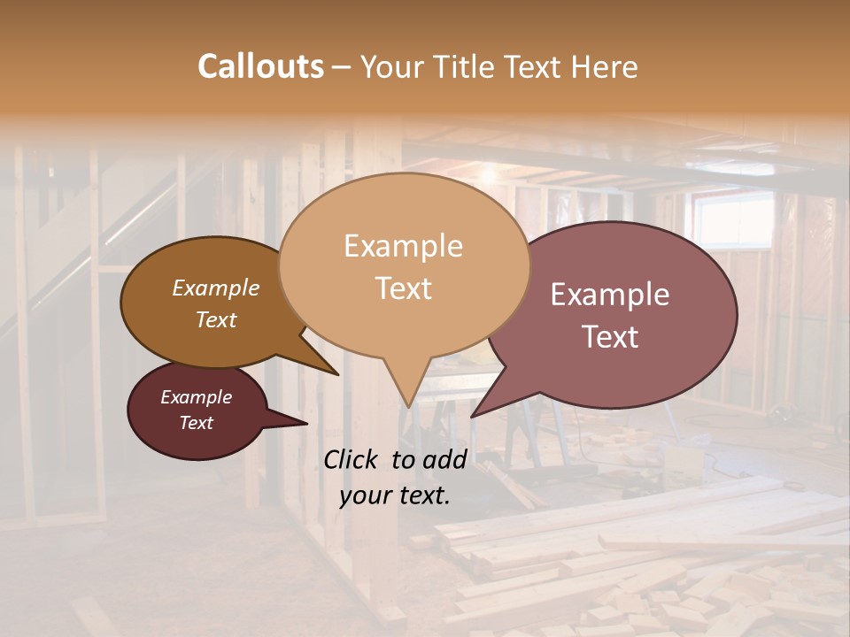 Basement Renovation PowerPoint Template