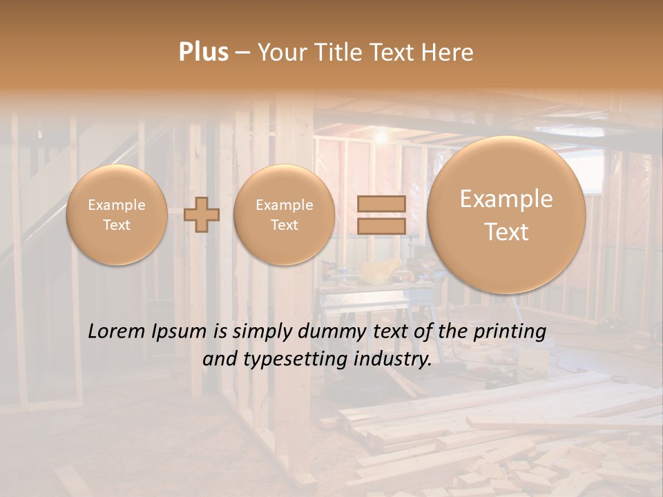 Basement Renovation PowerPoint Template