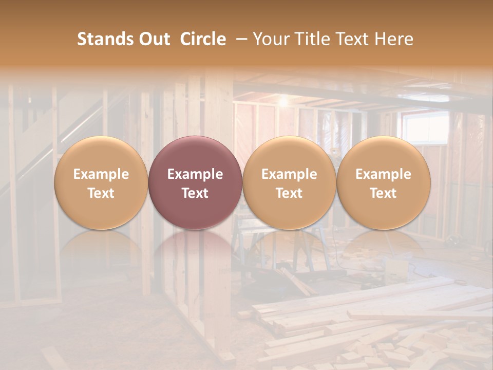 Basement Renovation PowerPoint Template