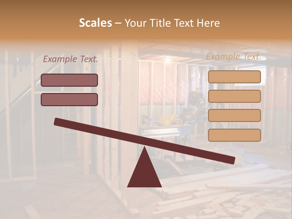 Basement Renovation PowerPoint Template