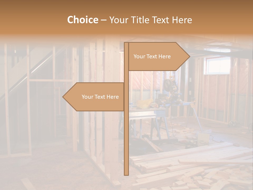 Basement Renovation PowerPoint Template